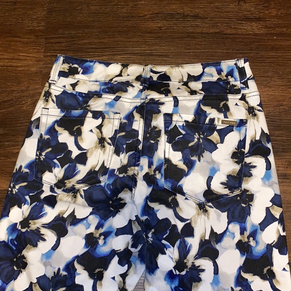 NWOT WHBM blue Floral skinny Jeans 6R - Picture 6 of 7